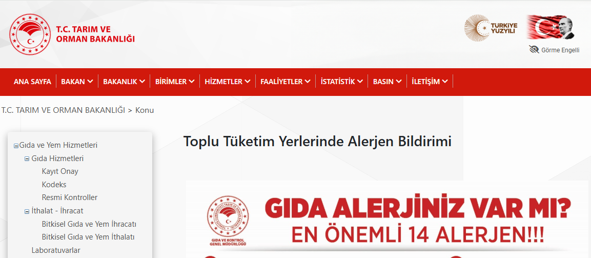 Karekod menü ve mevzuat: izin verilen bildirim yöntemleri